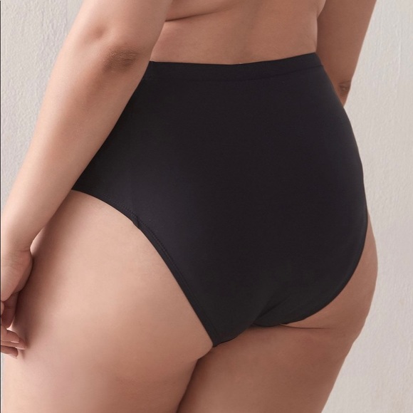 Addition Elle High Waist Solid Bikini Bottom size 5X - Picture 4 of 5